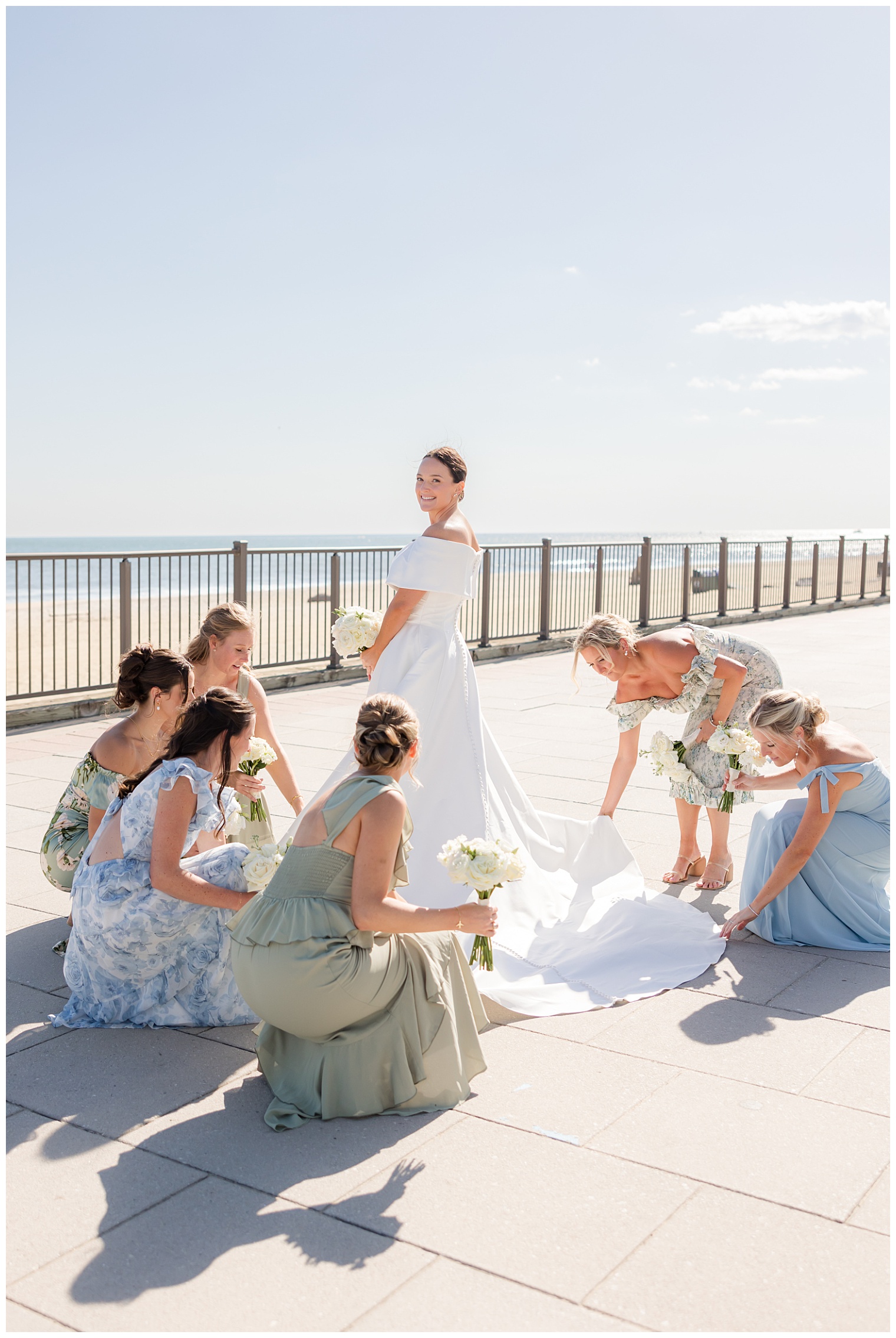 bride and bridesmaids