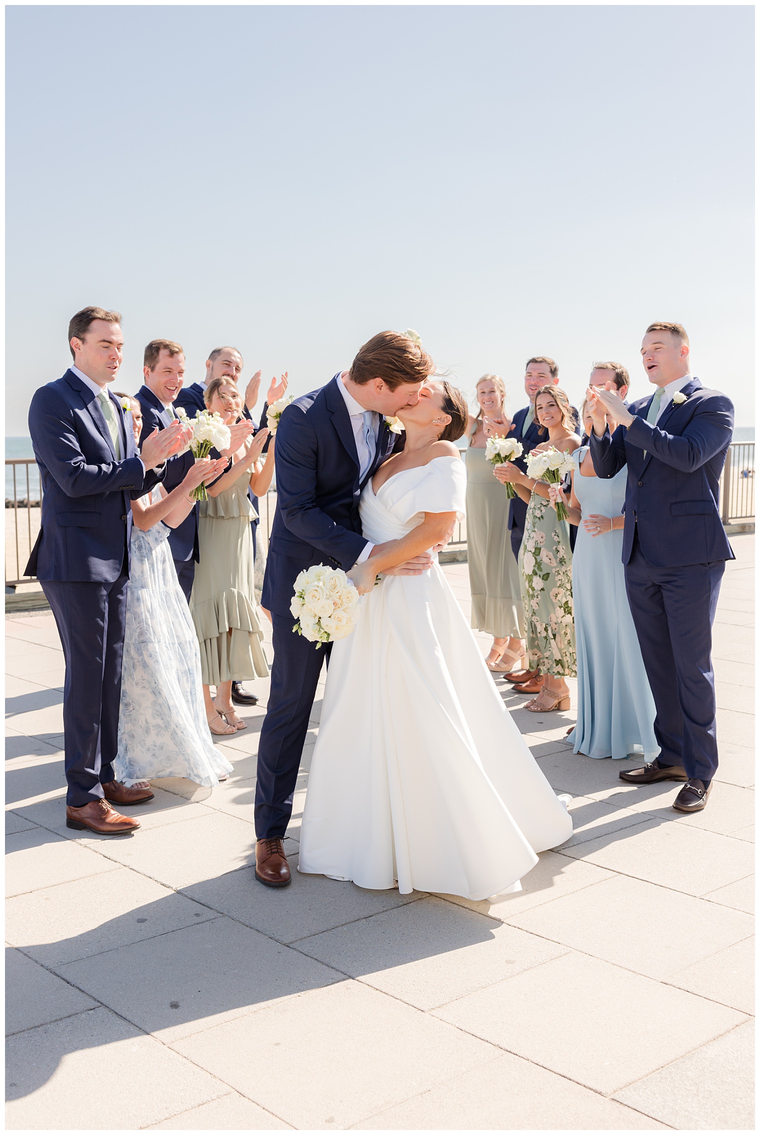 bride and groom with their courtship