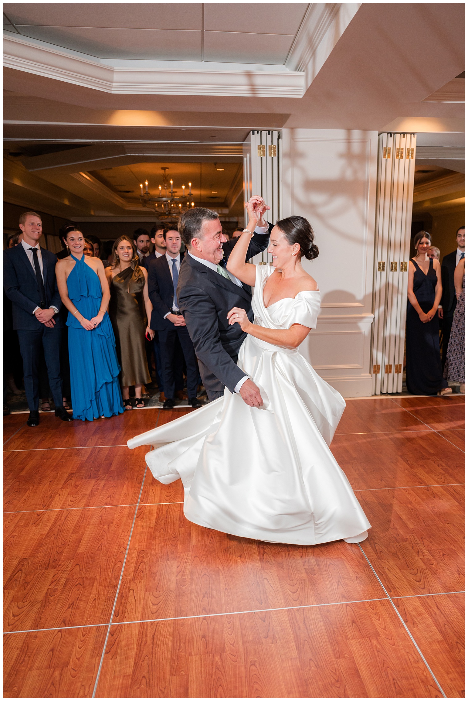 bride dancing with her father