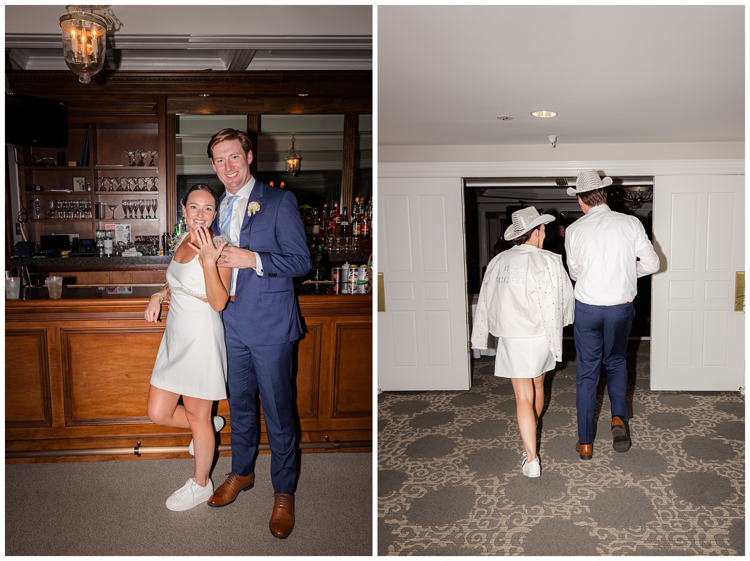 groom and bride at the end of the night