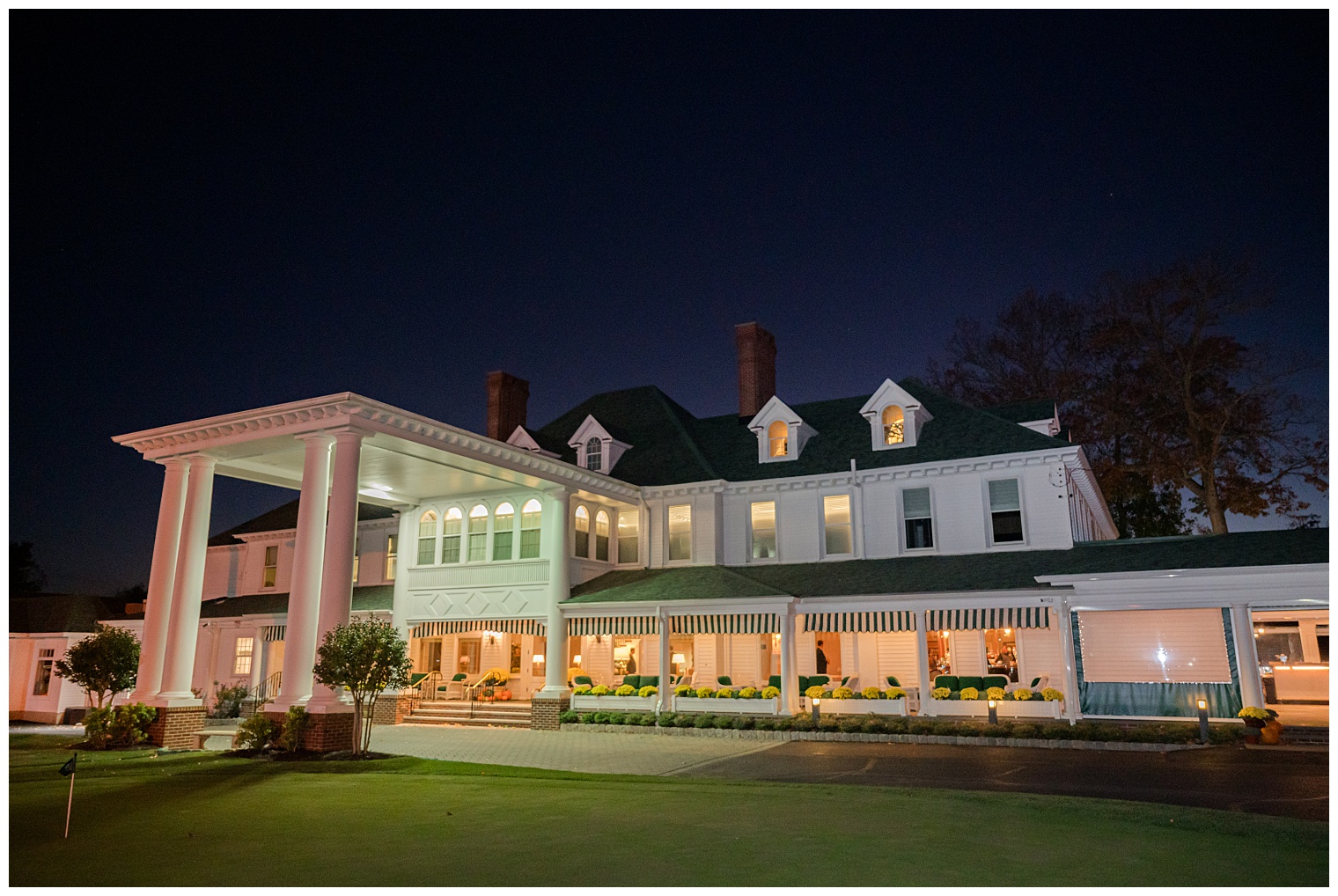 Deal Golf Country Club at night