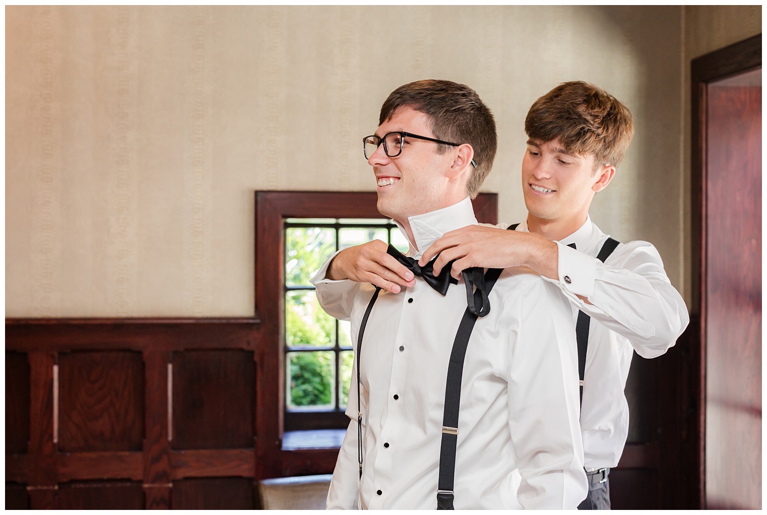 groom getting ready