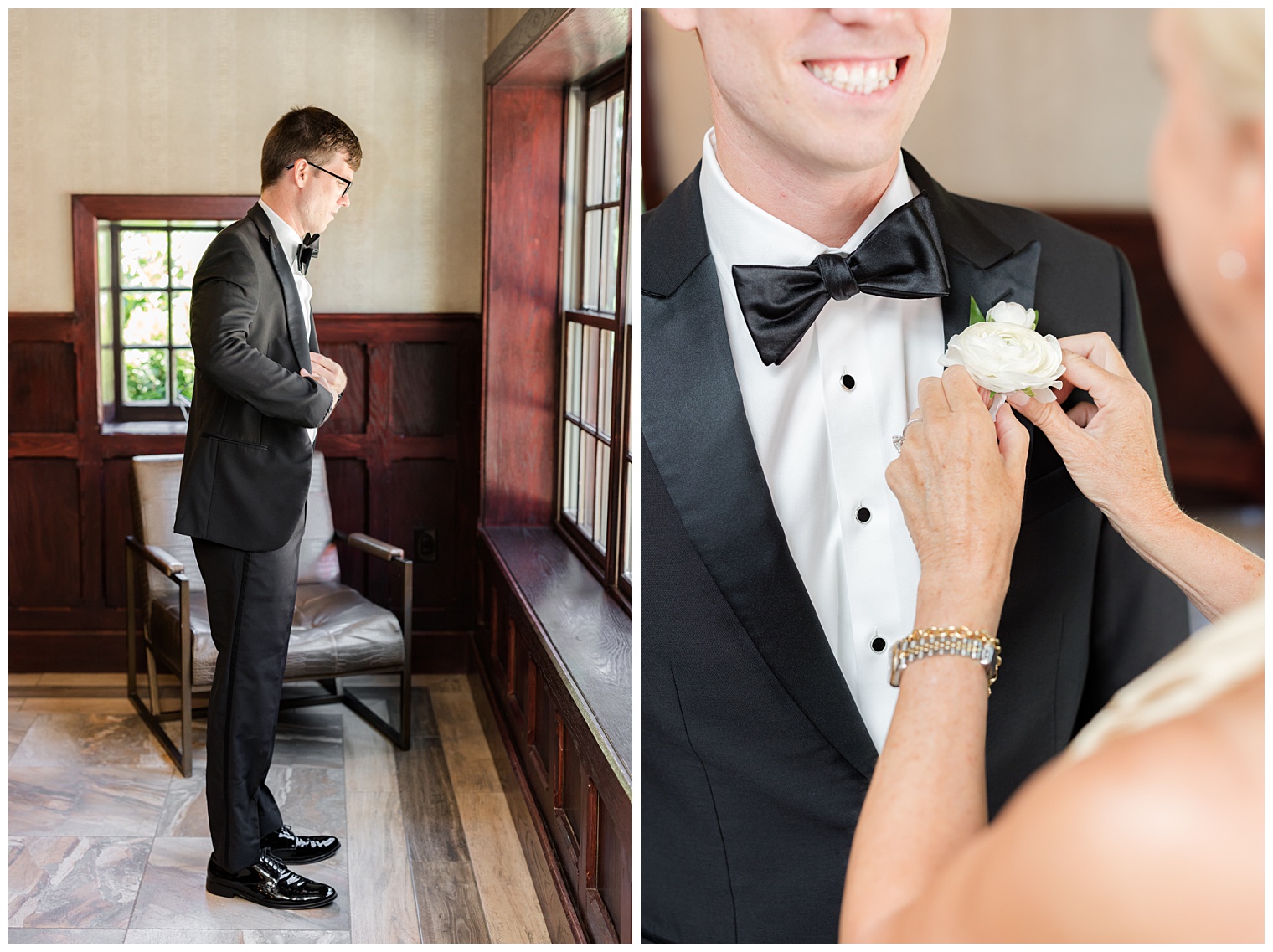 groom getting ready