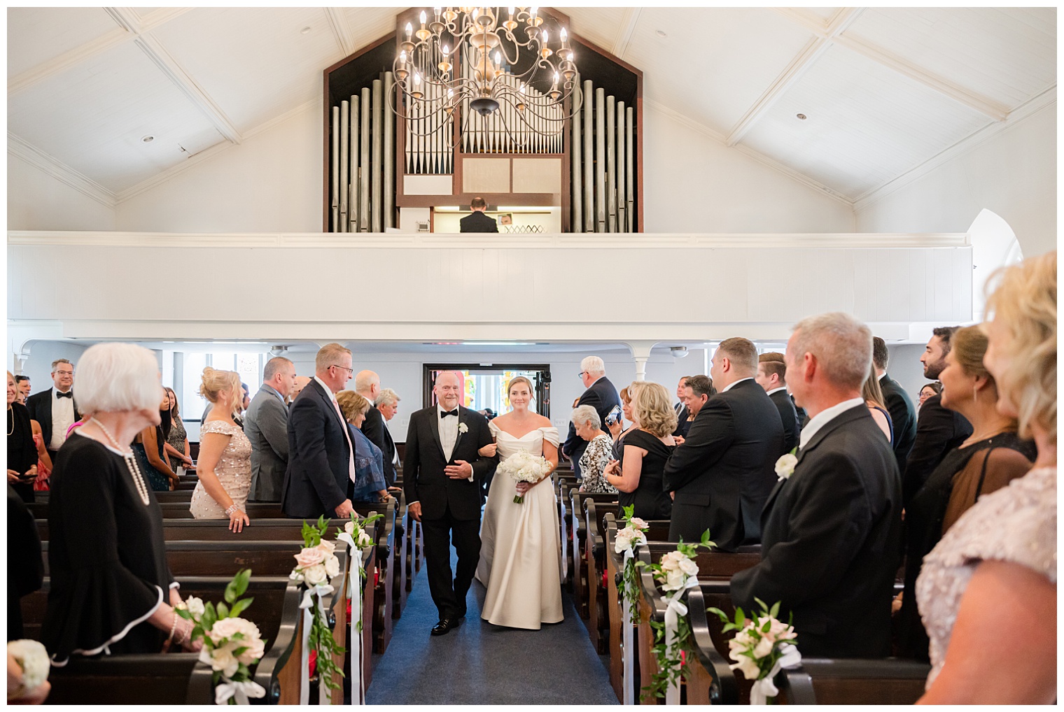 bride walking down the aisle