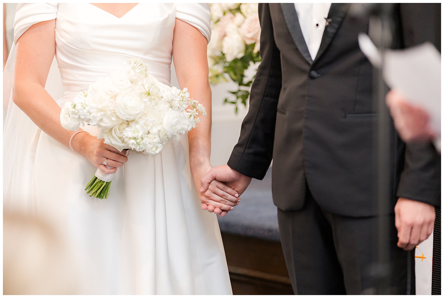 husband and wife holding hands