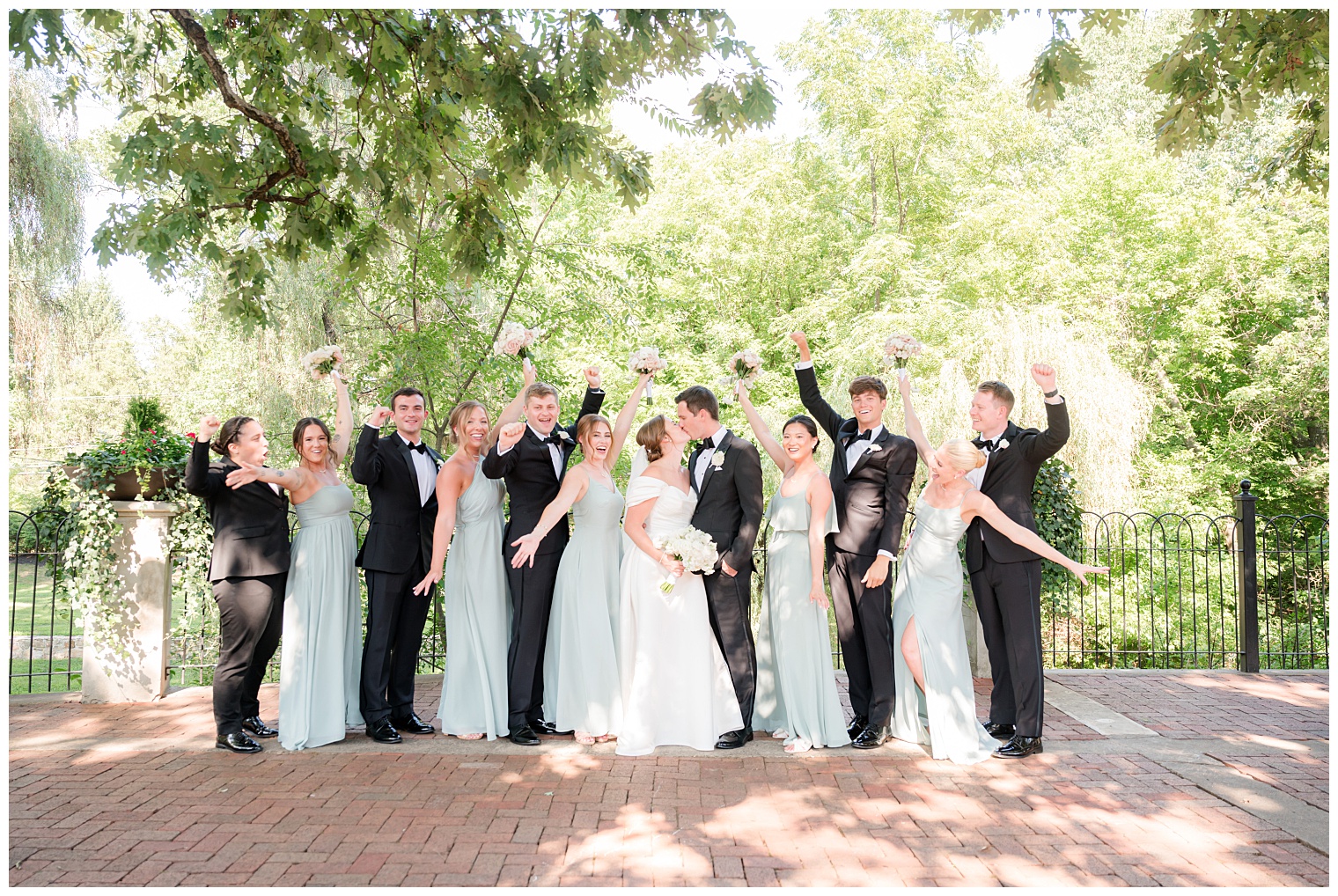 bride and groom with their courtship