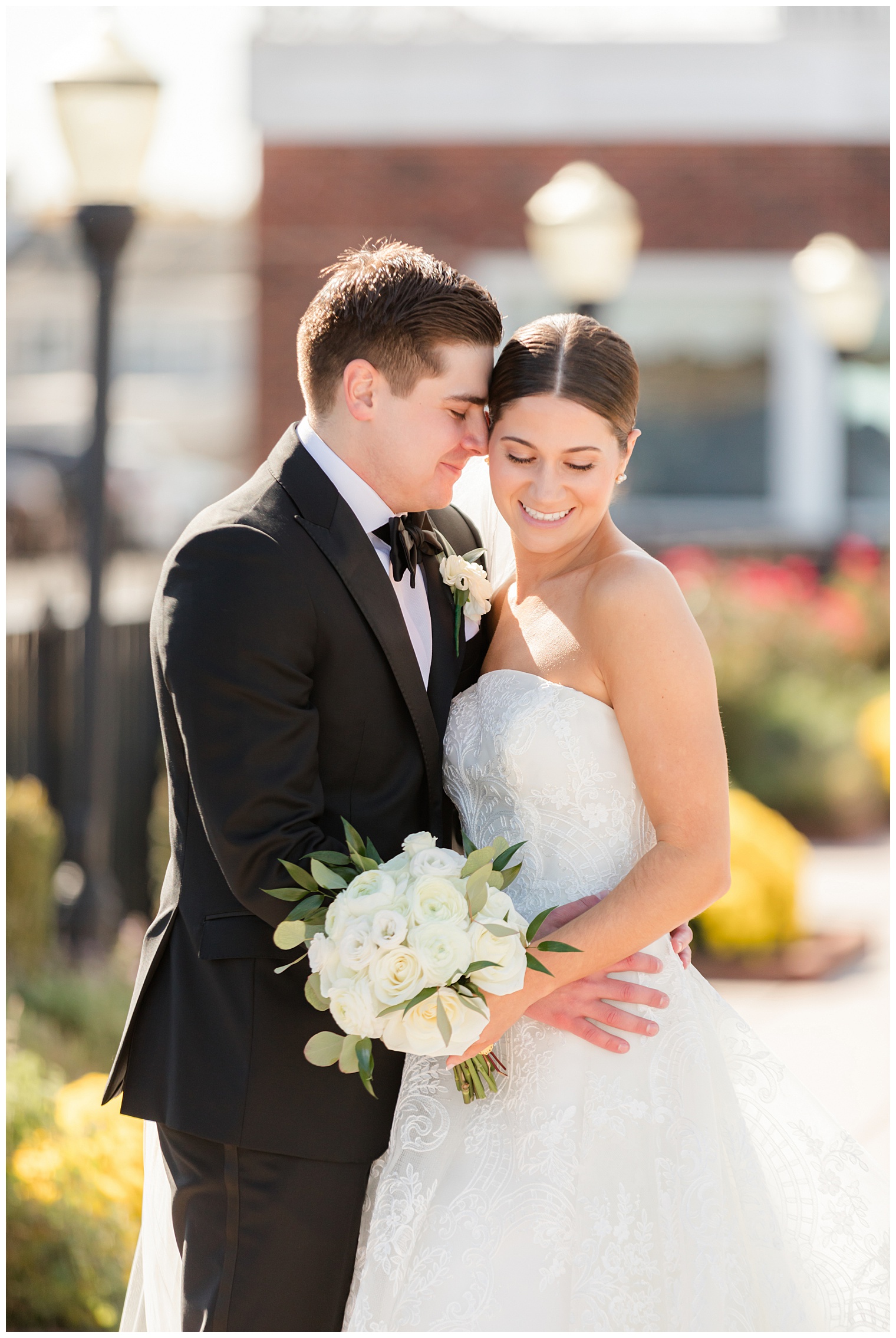 bride and groom portrait