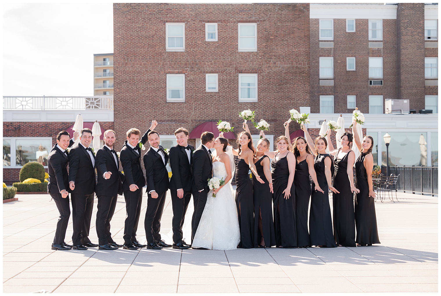 bride and groom with their courtship