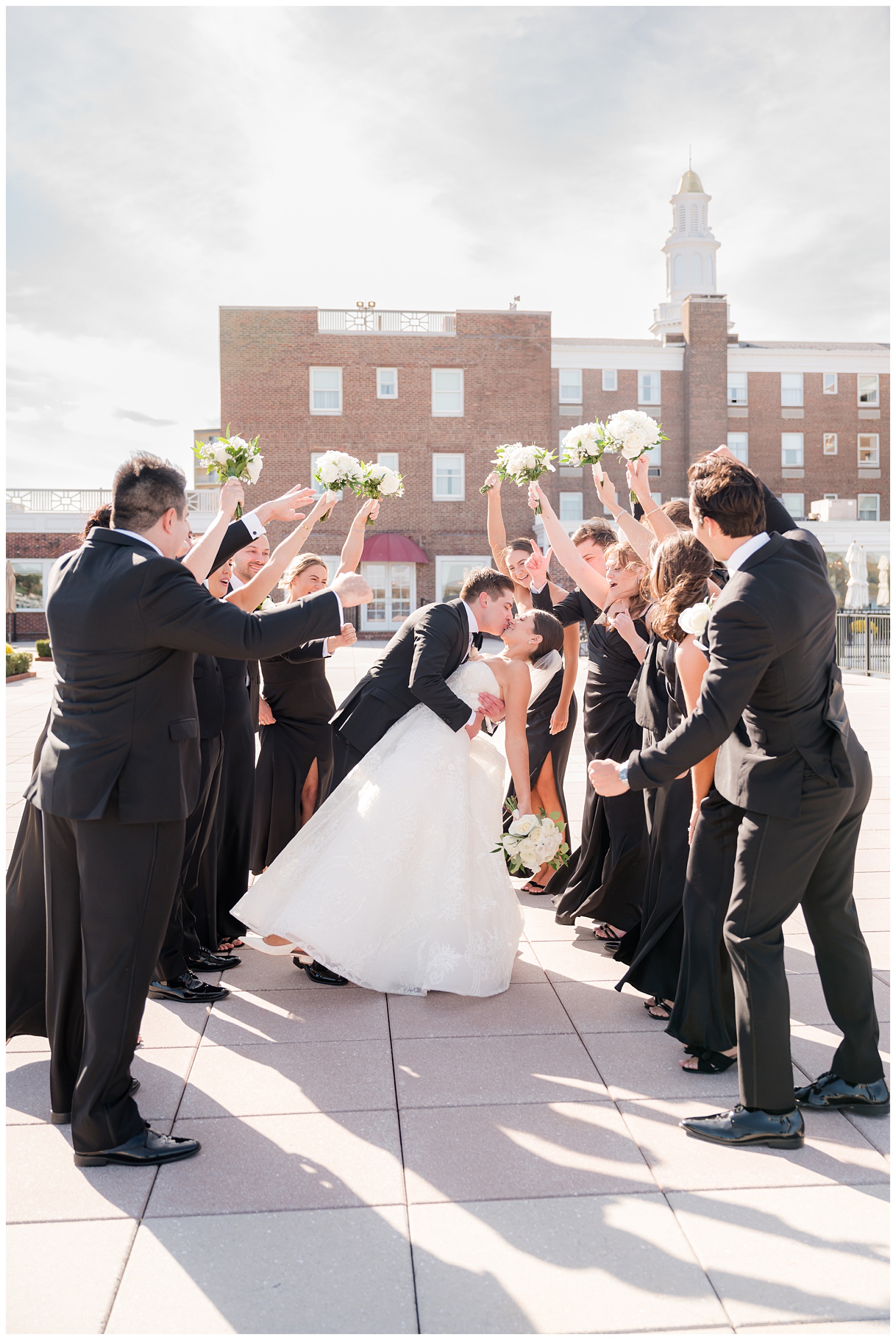 bride and groom with their courtship