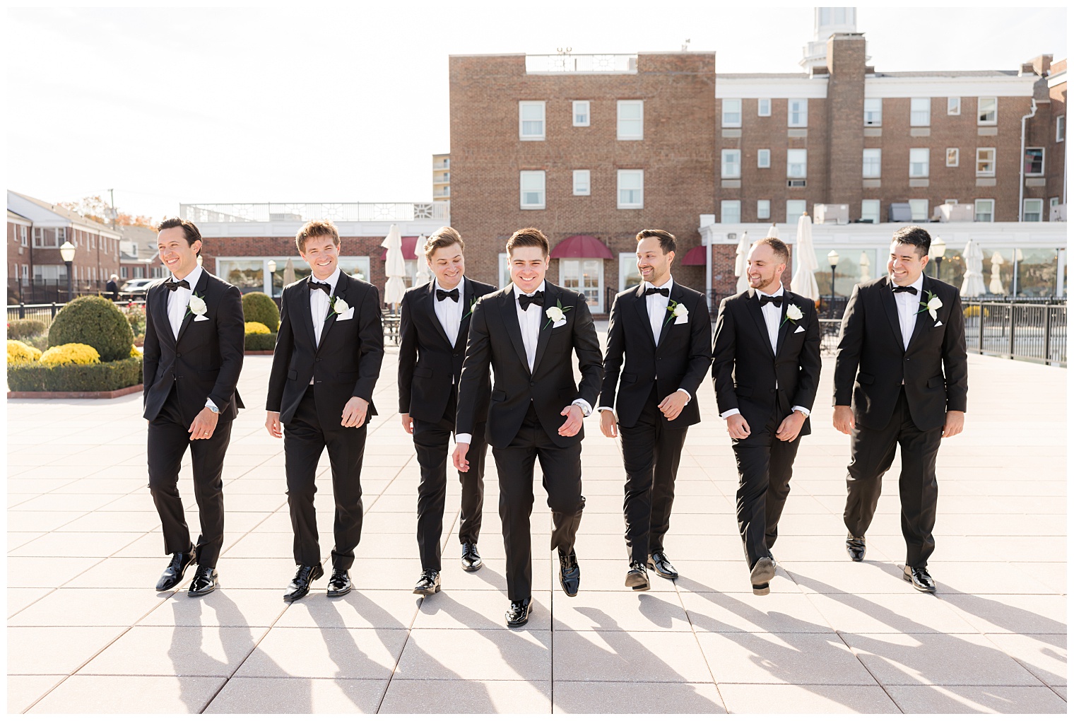 groom with his groomsmen