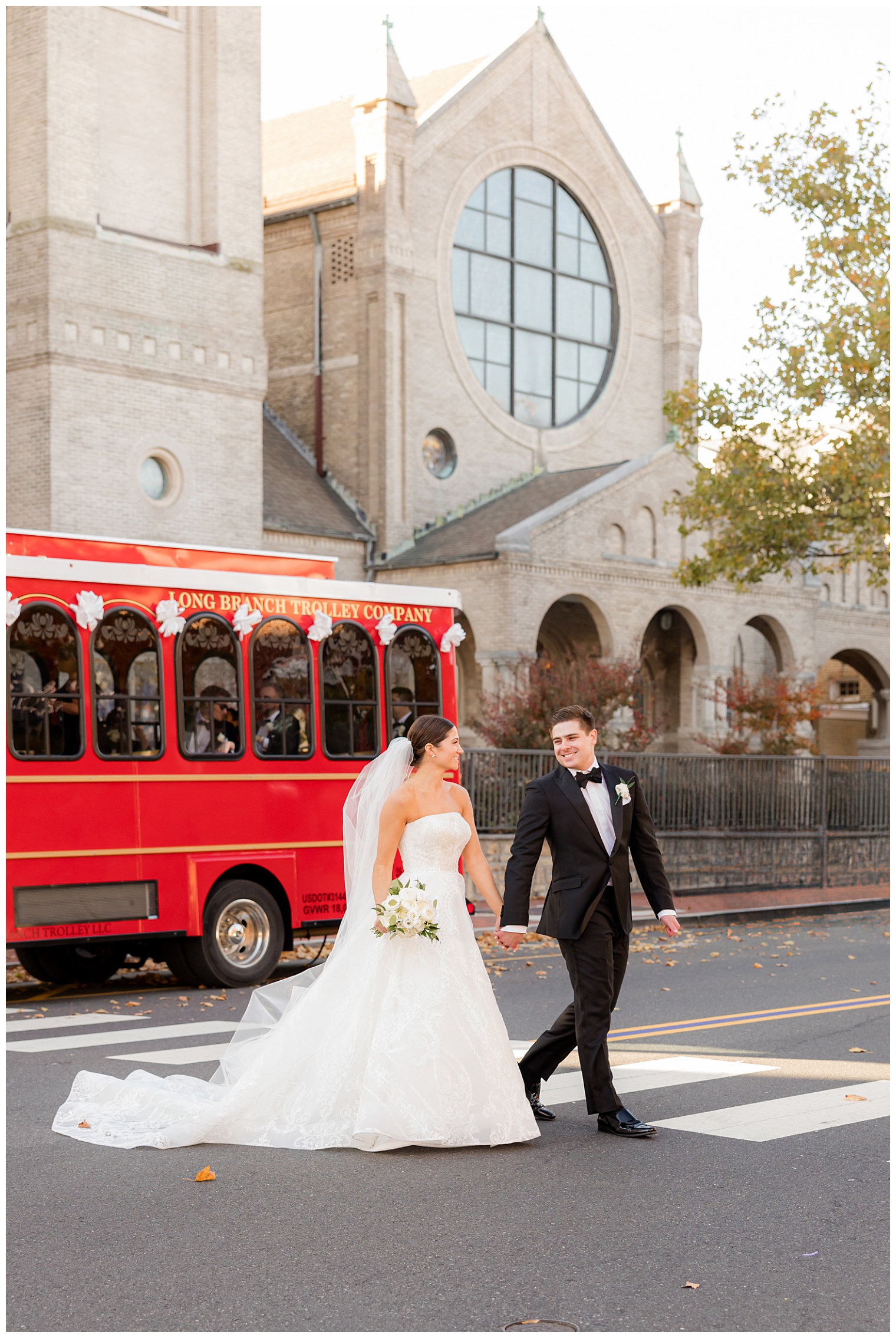 husband and wife walking