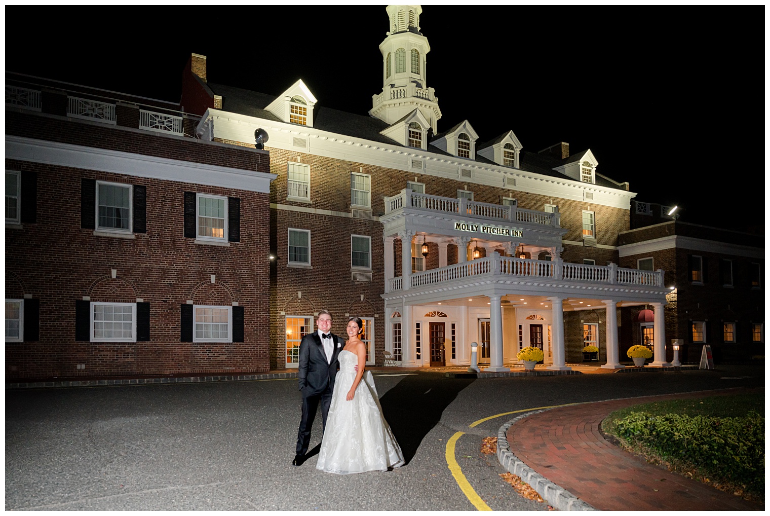 bride and groom at the end of the night