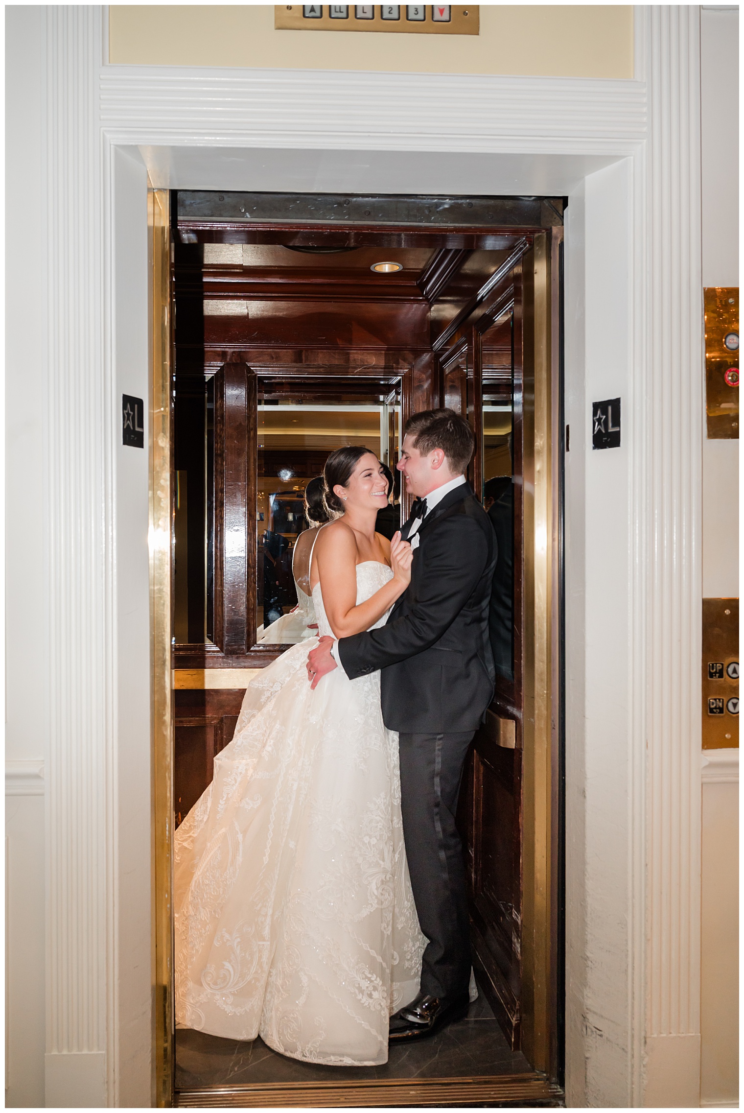 bride and groom at the end of the night