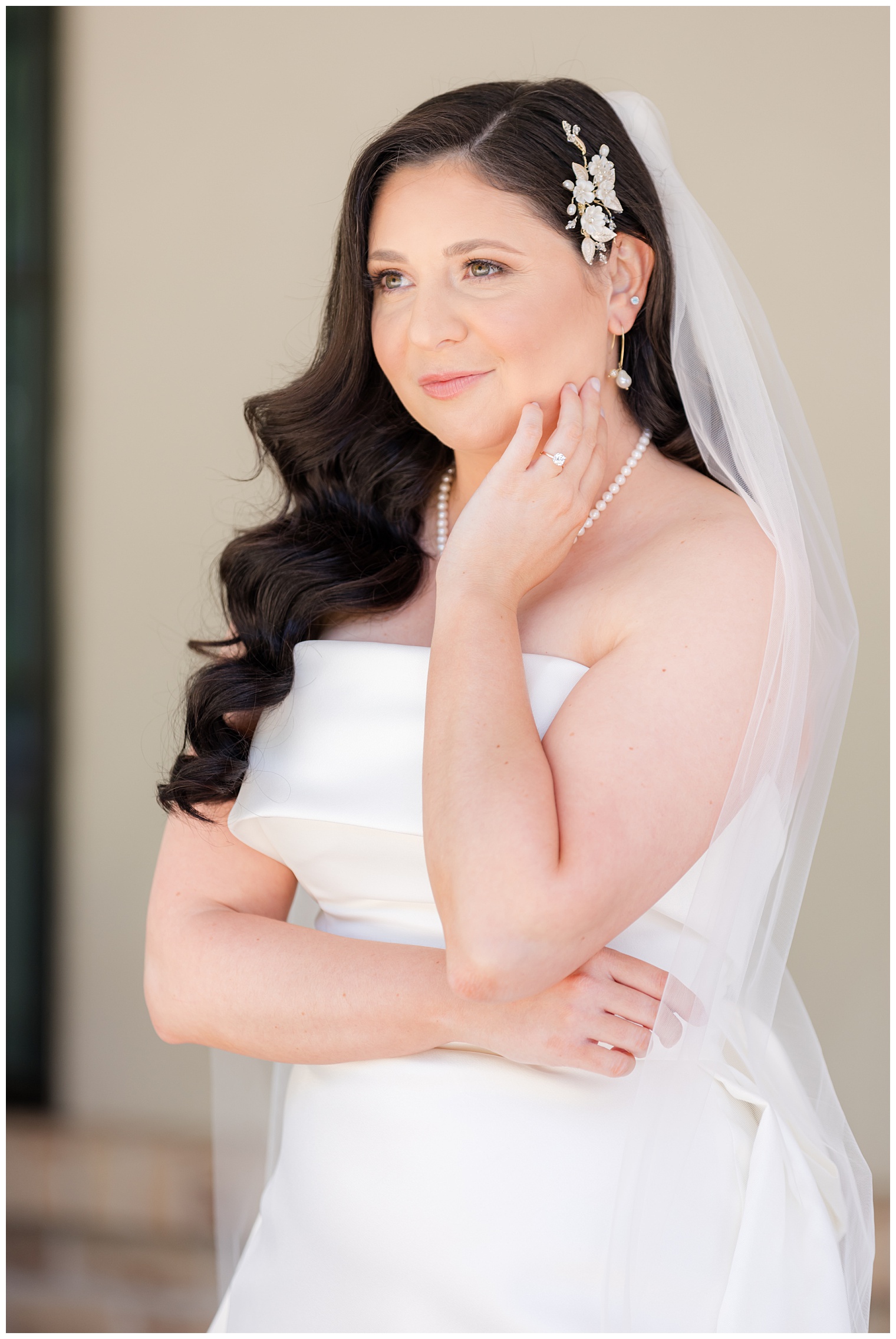 beautiful bride portrait