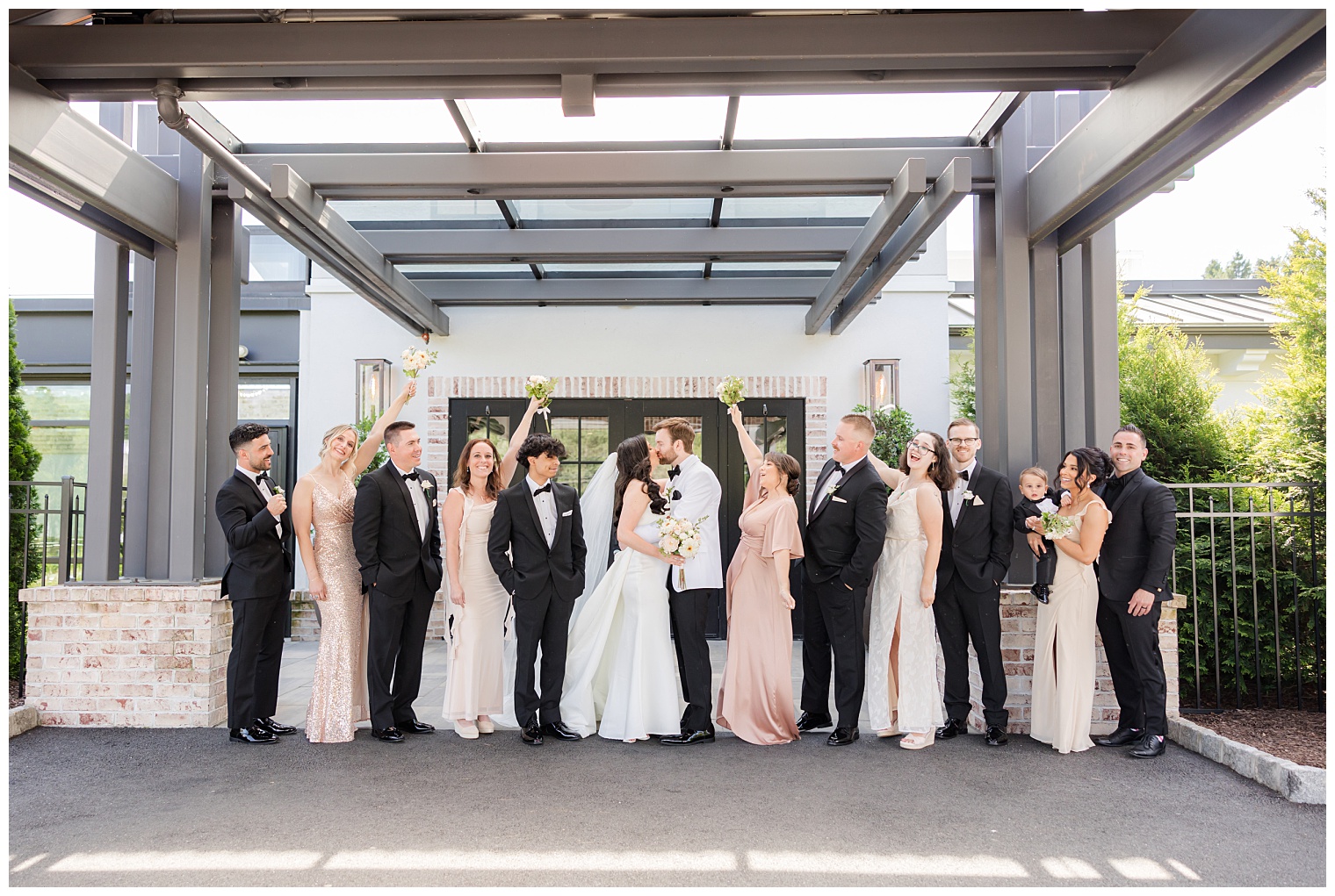 bride and groom with their courtship