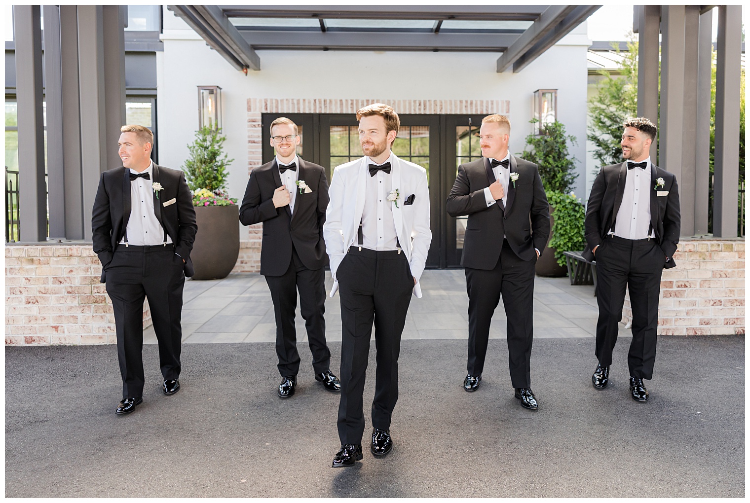 groom with his groomsmen