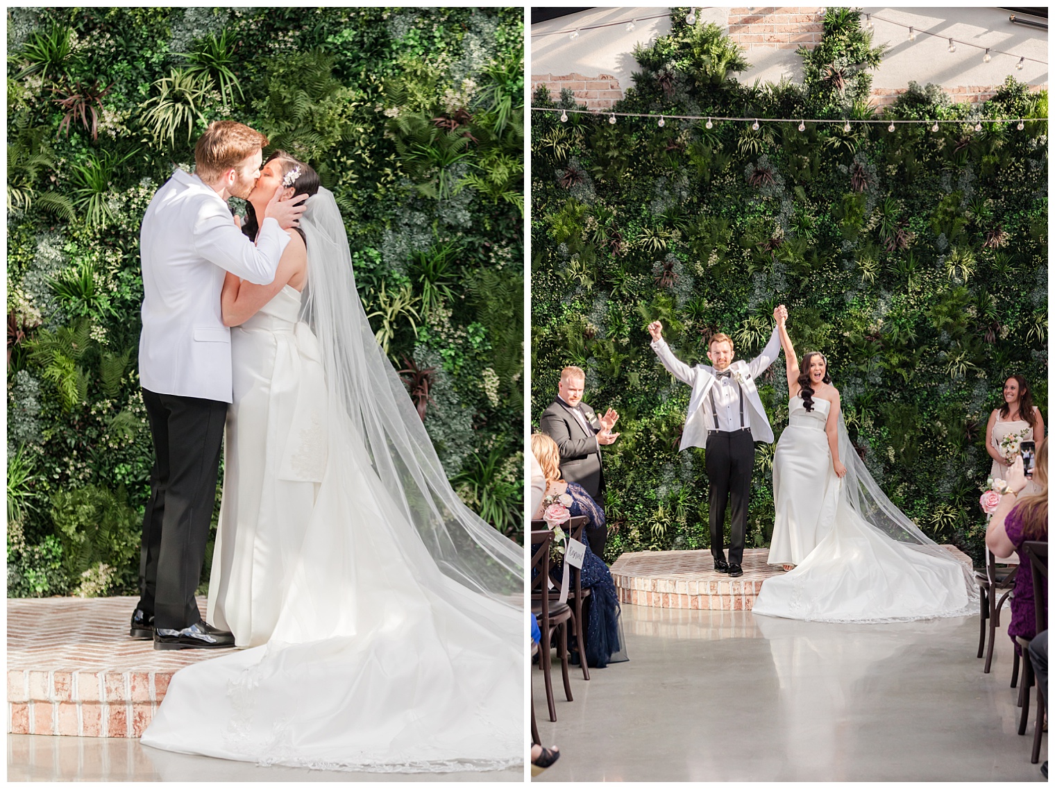 groom and bride accepting their vows