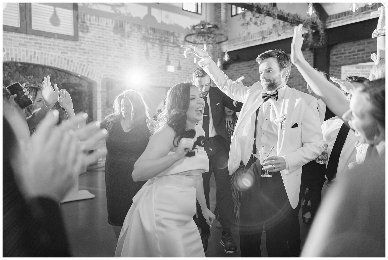 husband and wife dancing