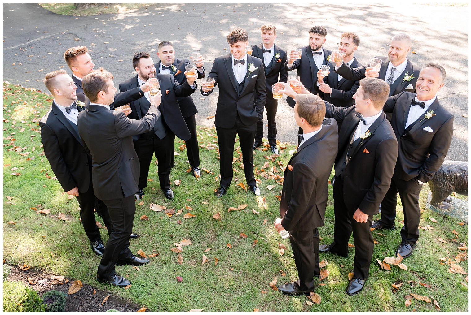 groom with his groomsman