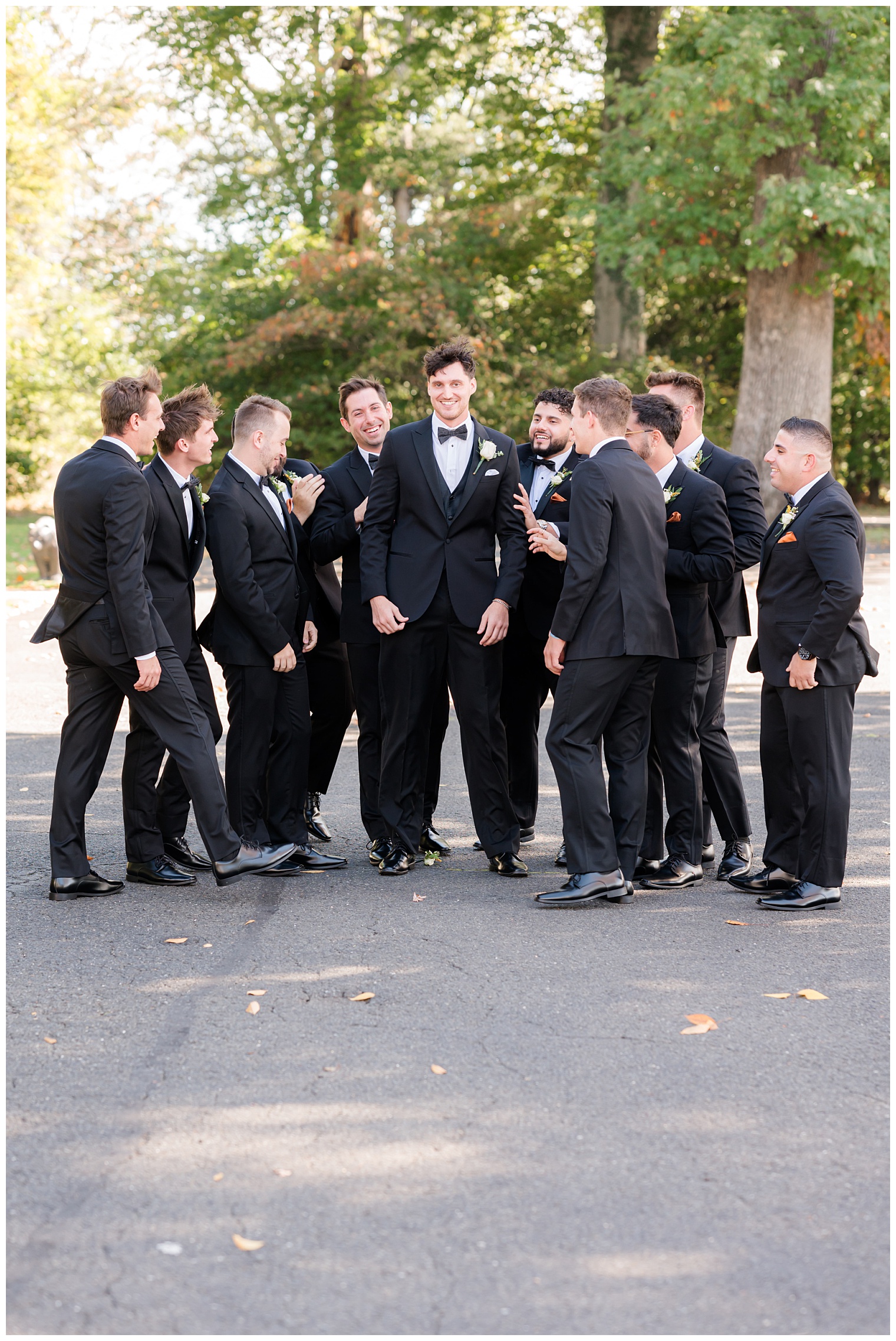 groom with his groomsman