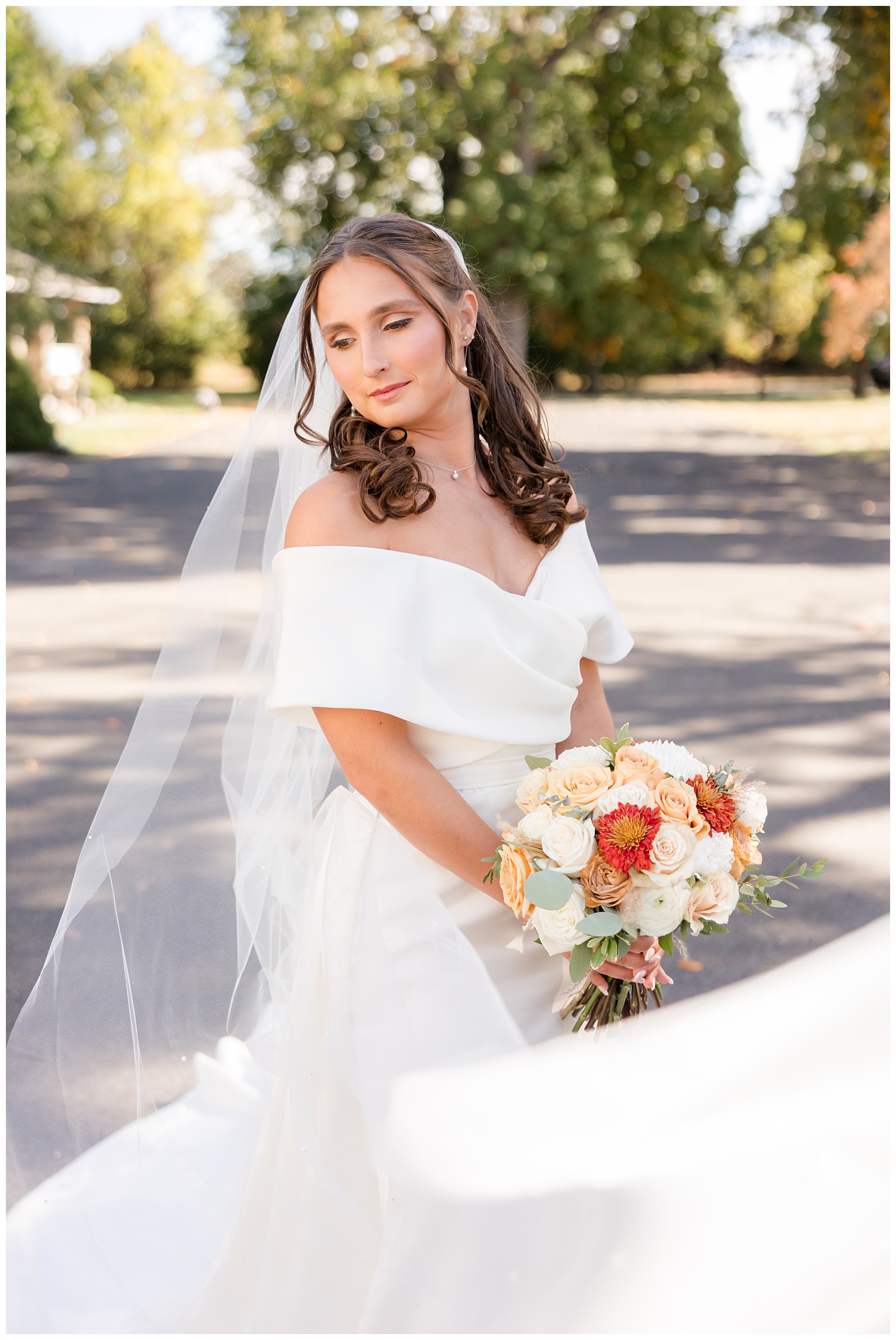 stunning bride portrait