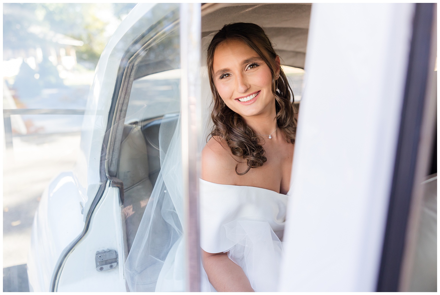 bride ready for the ceremony