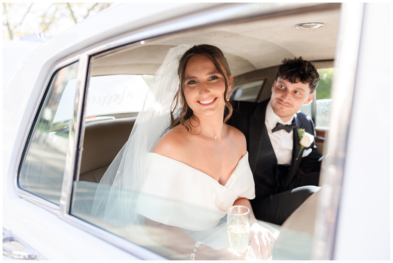 groom looking at his bride